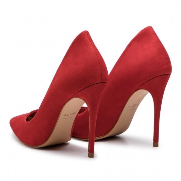 Aldo True Red Stilettos Heels, sz 7.5 - Picture 2 of 4